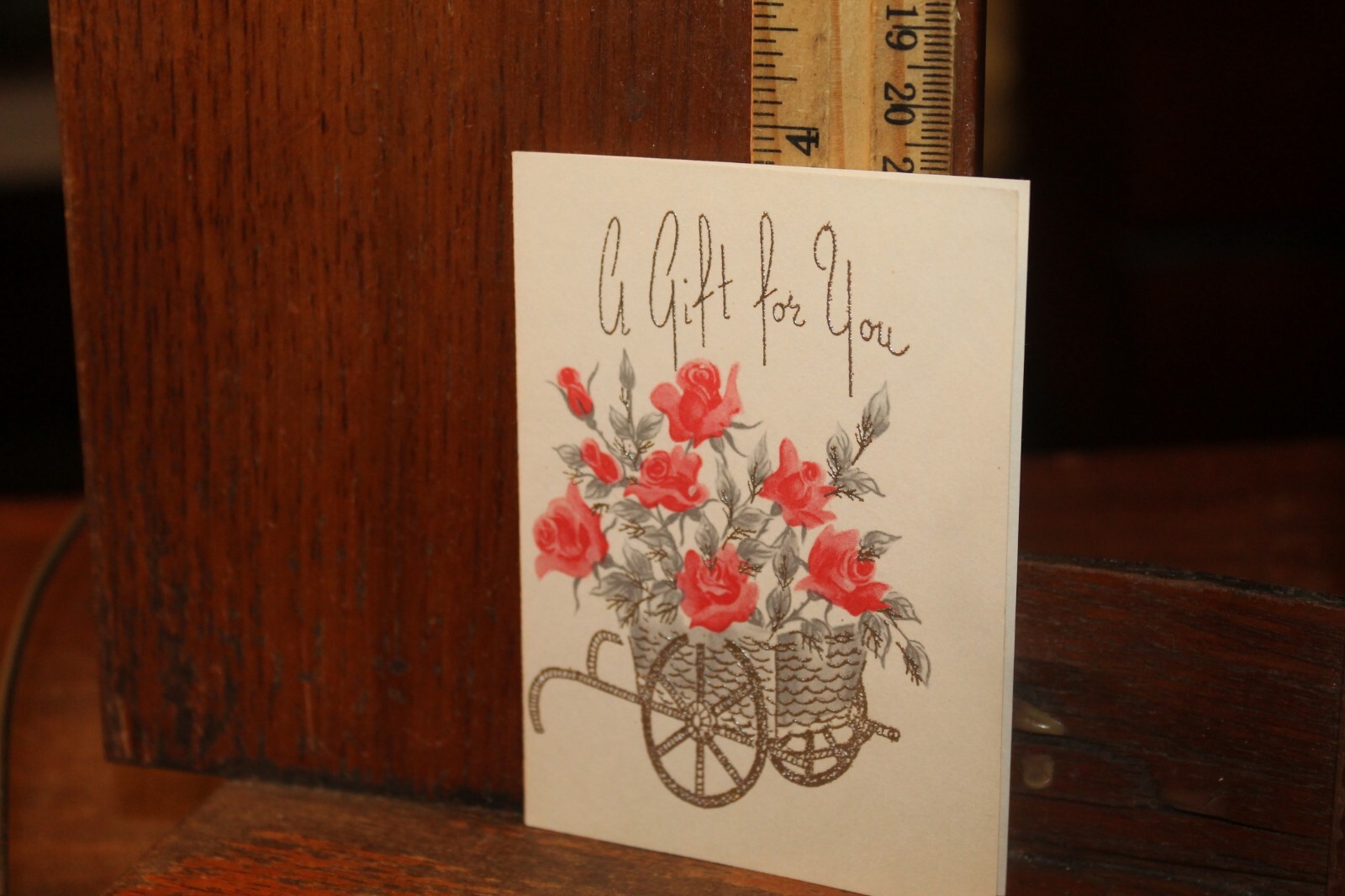 Vintage Quaint Shop Original A Gift For You  UNUSED 