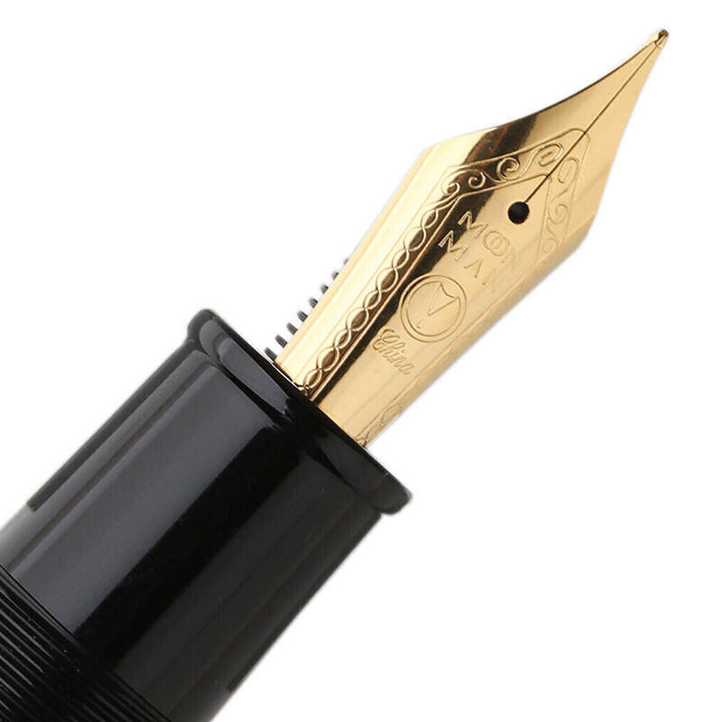 Majohn P139 Piston Fountain Pen #6 , #8 EF/F/M Nib, Brass Piston Gift Pen, Gray