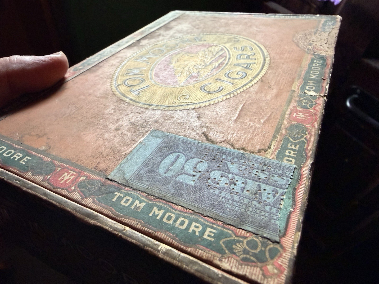Kurt Cobain Death Scene Cigar Box