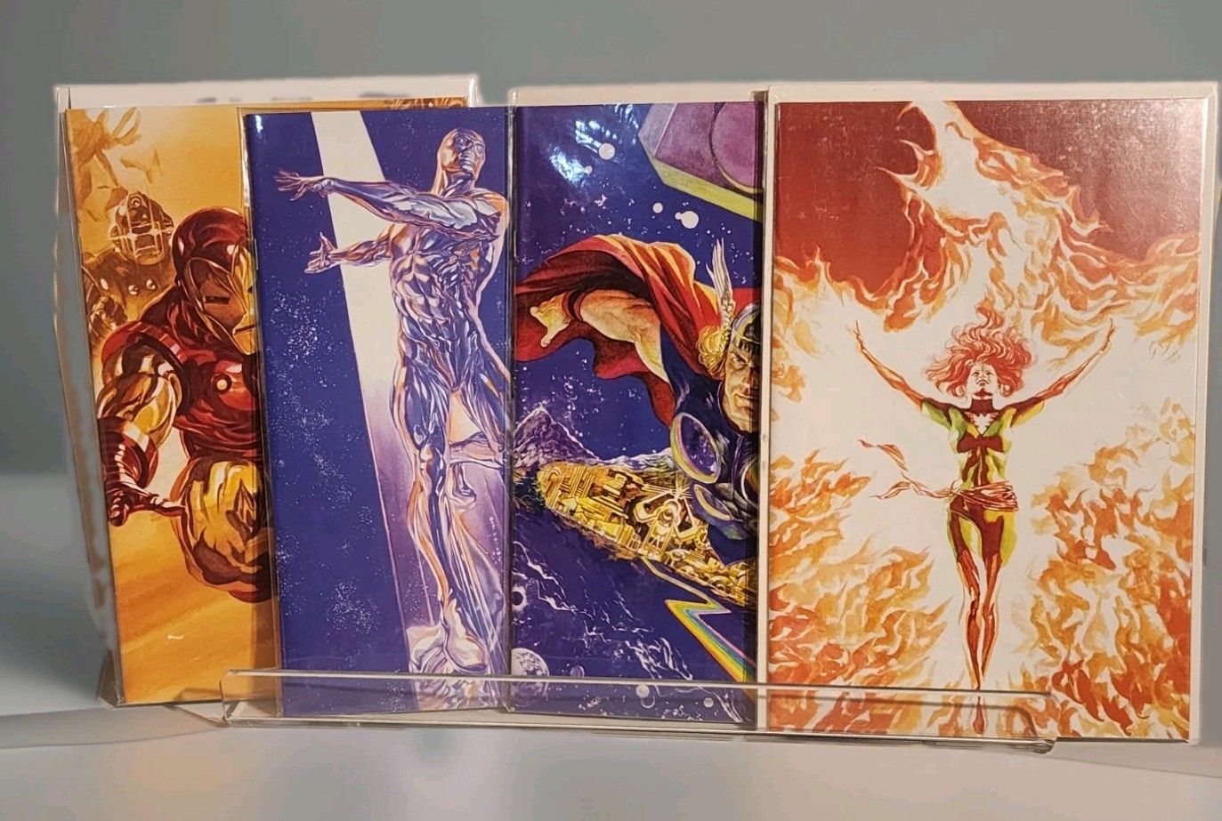ALEX ROSS Dimensions Virg Lot of 4 Phoenix, Silver Surfer, Iron Man, Thor 2026