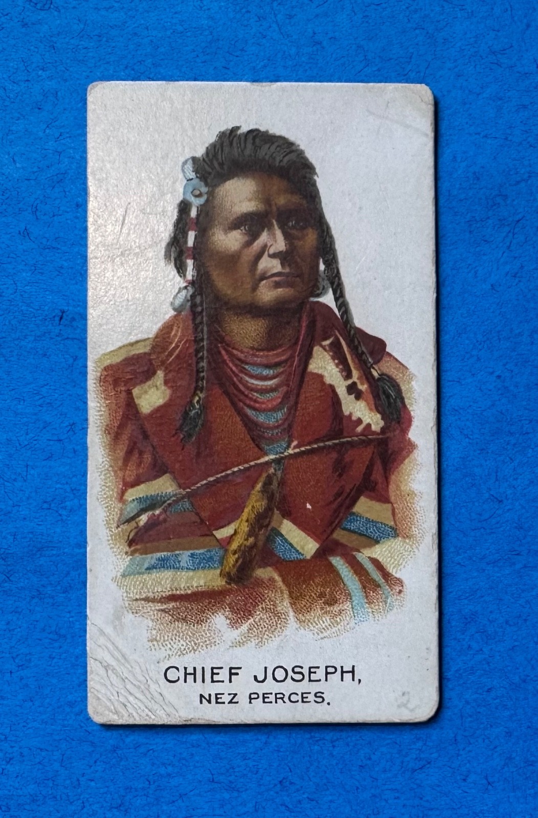 1888 N2 ALLEN & GINTER - CHIEF JOSEPH NEZ PERCES - ORIGINAL CARD