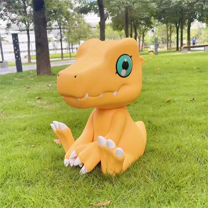 Anime Digimon Adventure Agumon Cosplay 40cm Cute Figure Model Statue Gift Toy