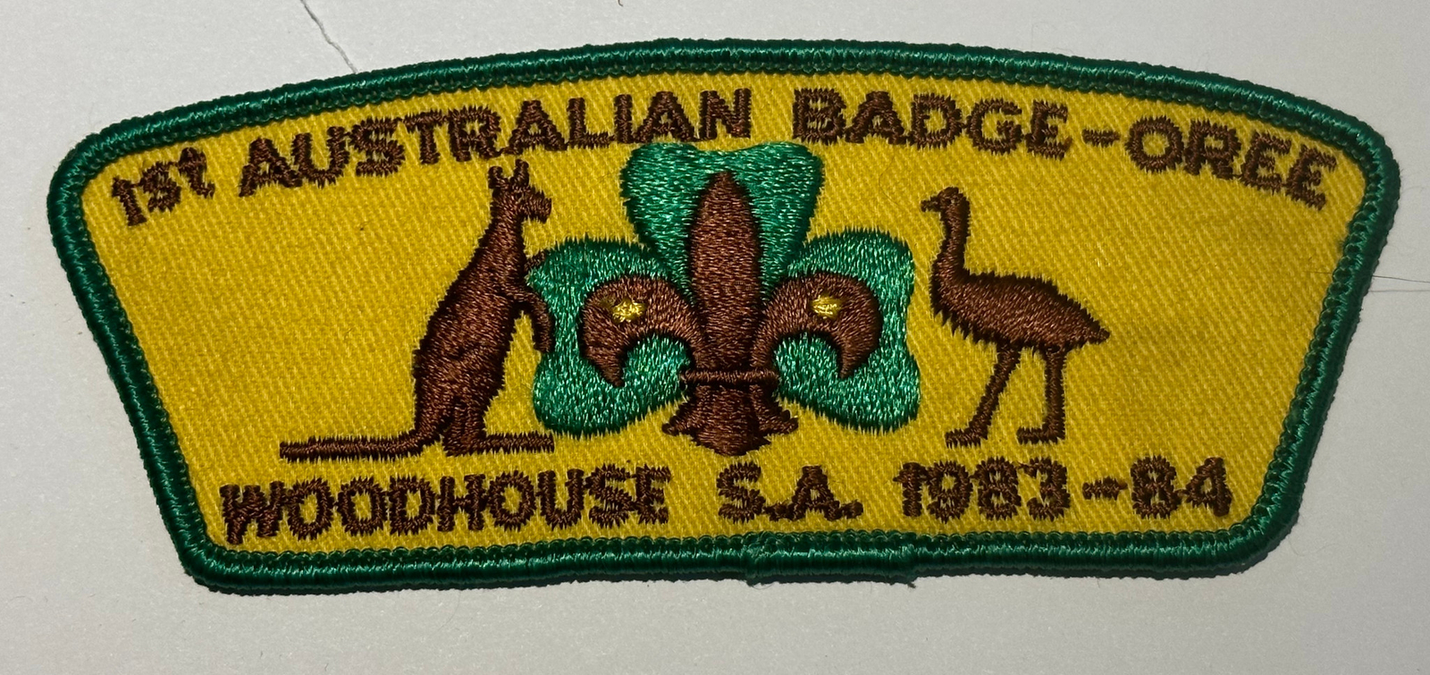 Badge-oree OREE 1984 Australian  Boy Scout patch TK9