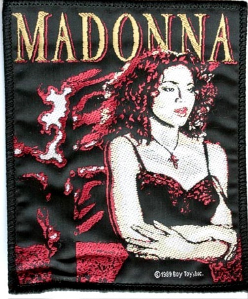 MADONNA 'LIKE A PRAYER'  vintage original 1989 patch Queen of Pop music