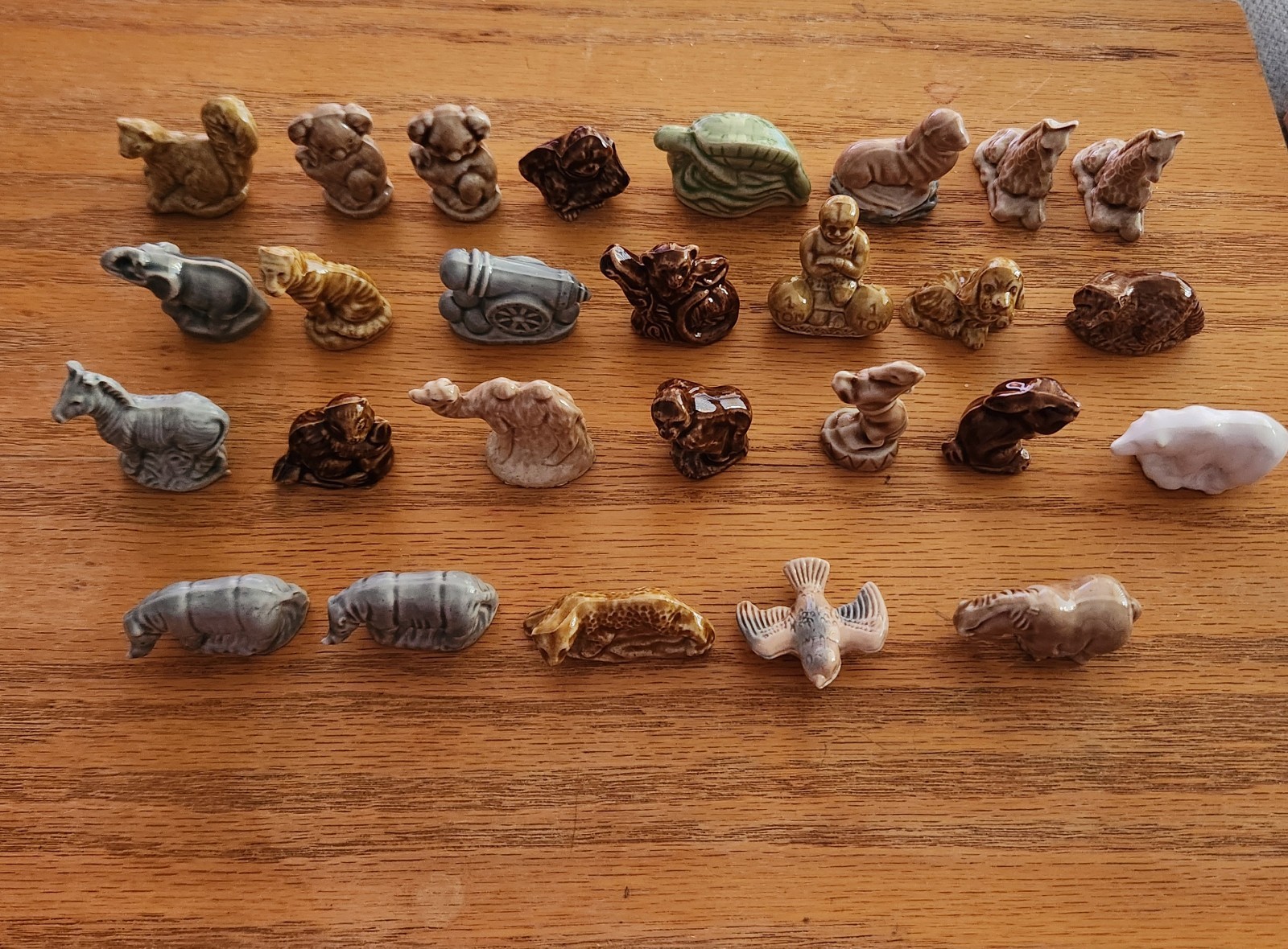 Lot of 27 Vintage Wade Whimsies Collectible Figurines Lot #1 
