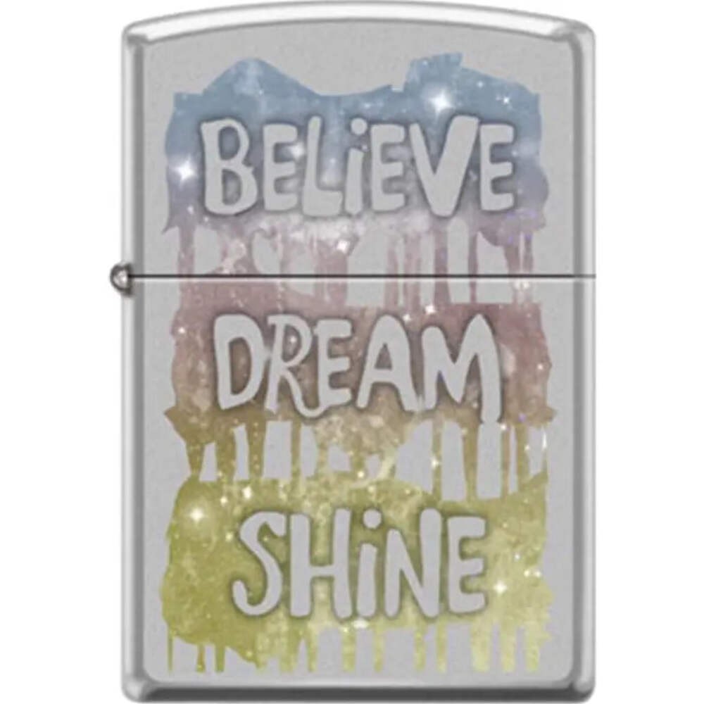 Zippo Lighter - Believe Dream Shine