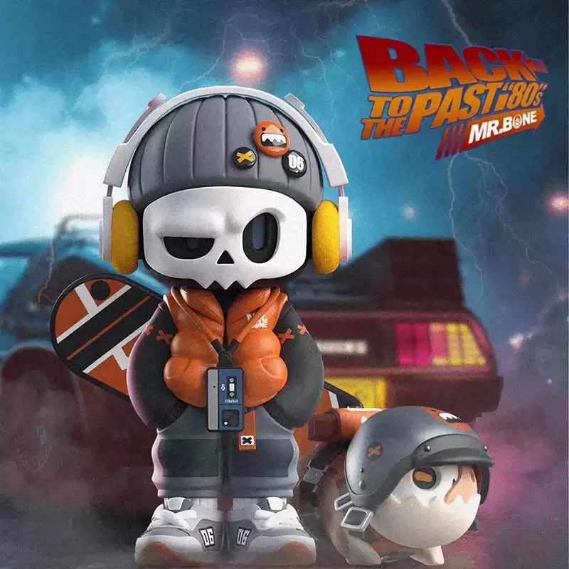MY OWN CULTURE MR.BONE Back To The Past Limited Collectible Figure 12cm NEW