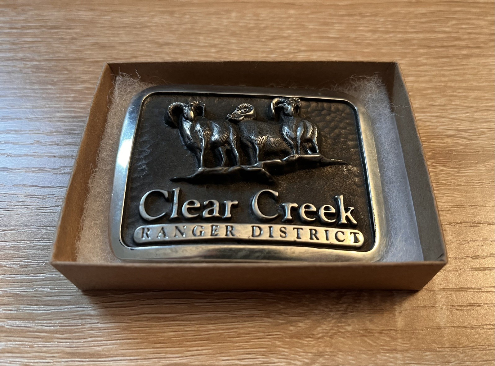 Western Heritage Montana Clear Creek Ranger District Belt Buckle