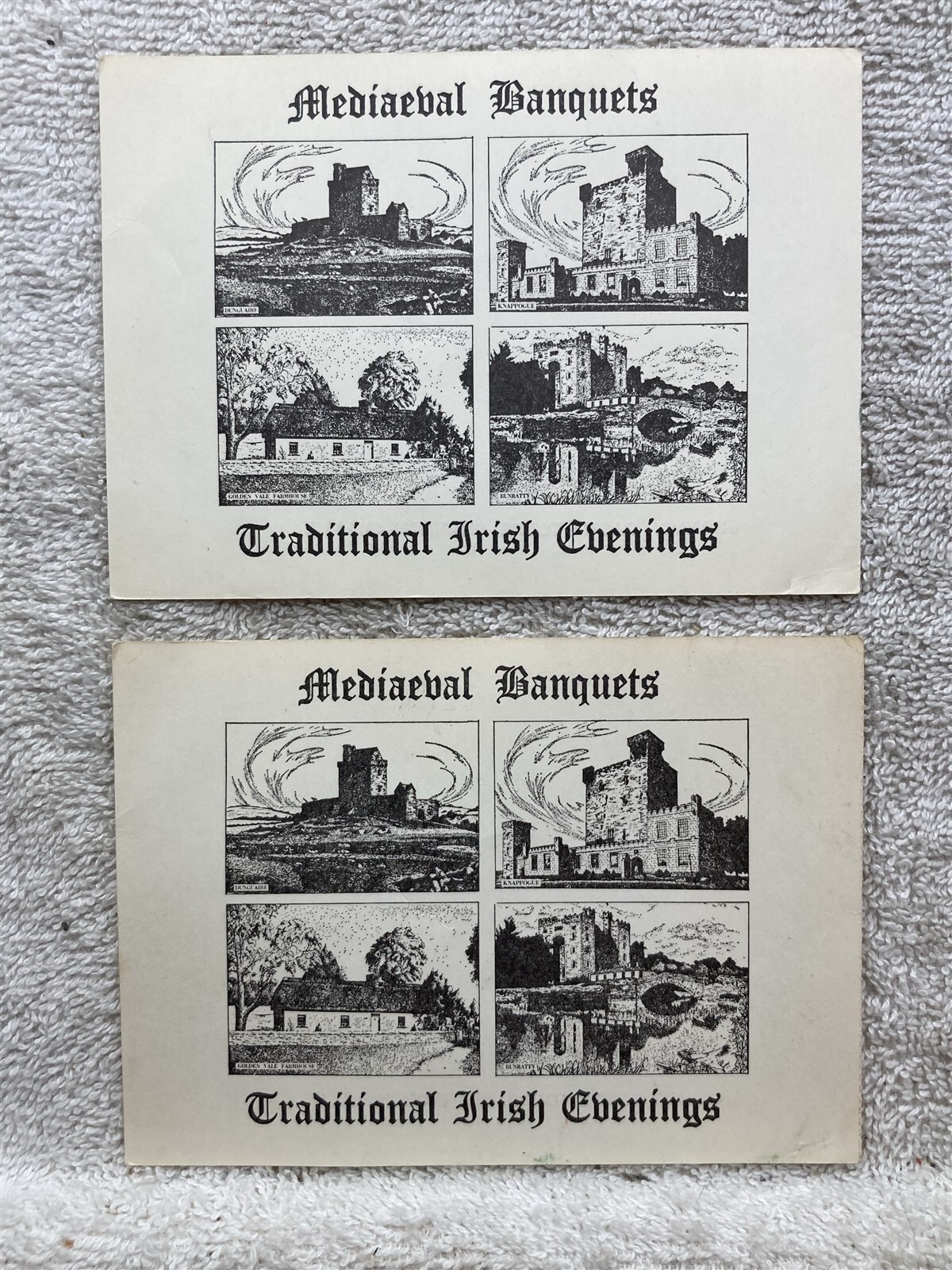 1950s 1960s Shannon Castle Tours Ireland Bryanston Galleries Postcards  Vtg