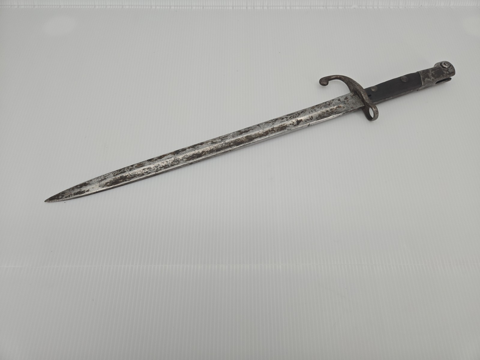 One Brazilian M1908 Mauser Bayonet - Used Fair Condition -