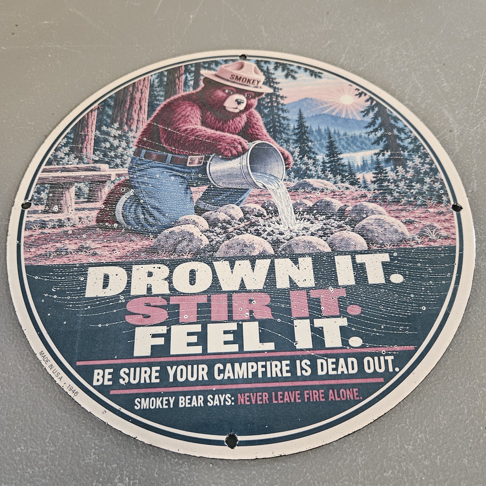 VINTAGE 1946 SMOKEY BEAR 12\