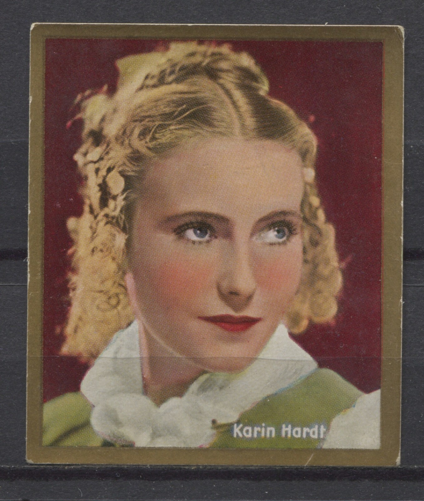 Karin Hardt Vintage Movie Star Cigarette Trading Card Josetti No.178