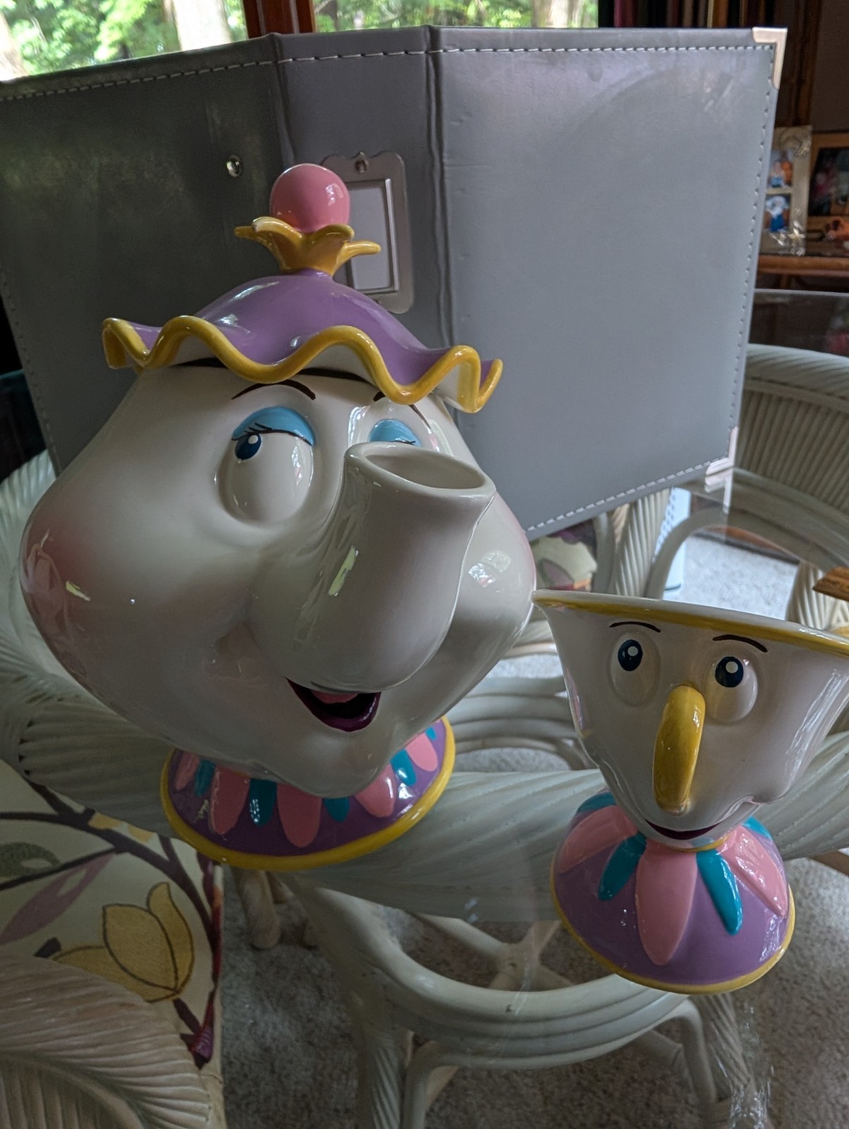 Disney Mrs. Potts & Chip Ceramic 2 pc. Tea Set – VTG, EUC, Disney Mrs. Potts & Chip Ceramic 2 pc. Tea Set – VTG, EUC,