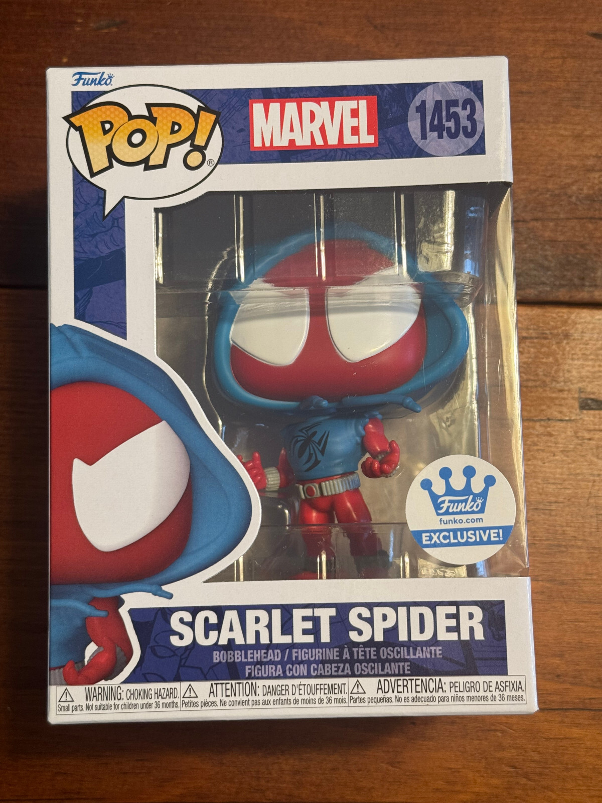FUNKO POP MARVEL #1453 SCARLET SPIDER Funko Shop Exclusive-NEW-FAST SHIPPING FUNKO POP MARVEL #1453 SCARLET SPIDER Funko Shop Exclusive-NEW-FAST SHIPPING