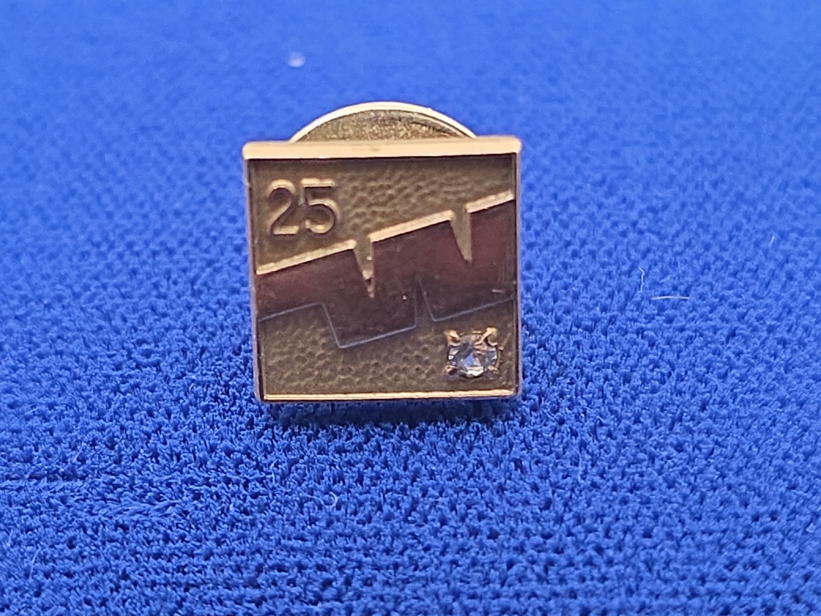 Western Airlines 25 Years Service Pin 10k GF Josten\'s