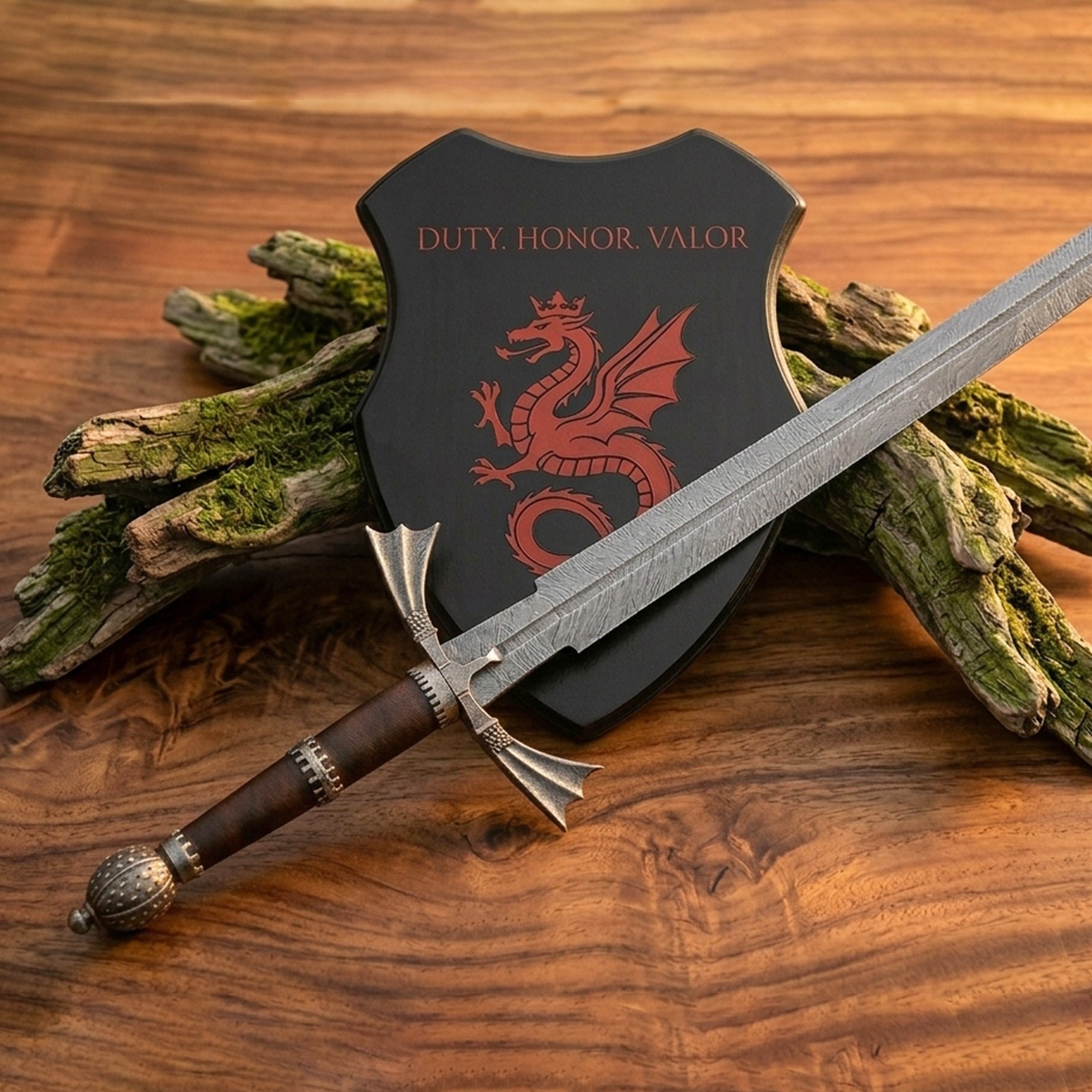 Hand forged Dark Sister Fantasy Sword Replica Handmade Collector Display Sword