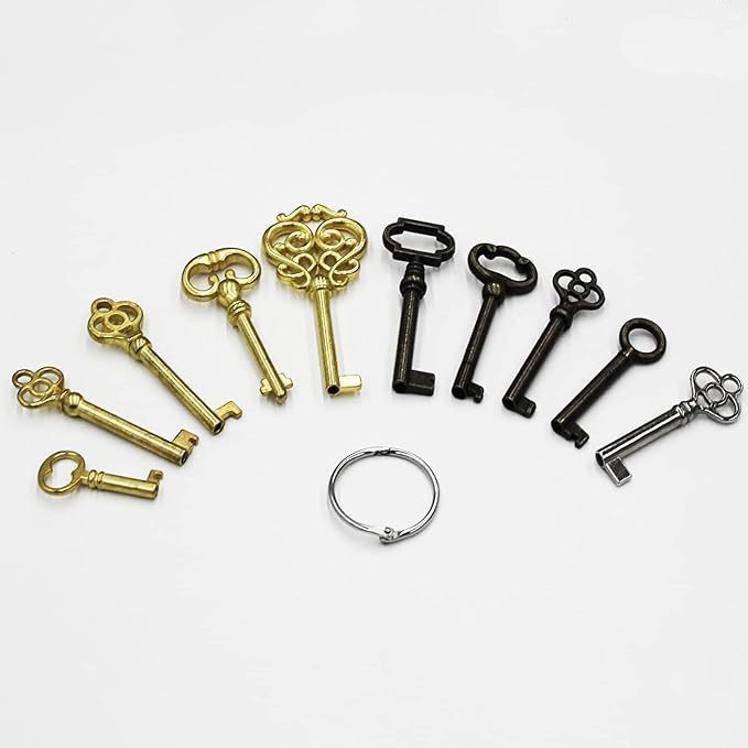 10PCS Universal Skeleton Keys Replacement for Vintage Antique Furniture 10PCS Universal Skeleton Keys Replacement for Vintage Antique Furniture