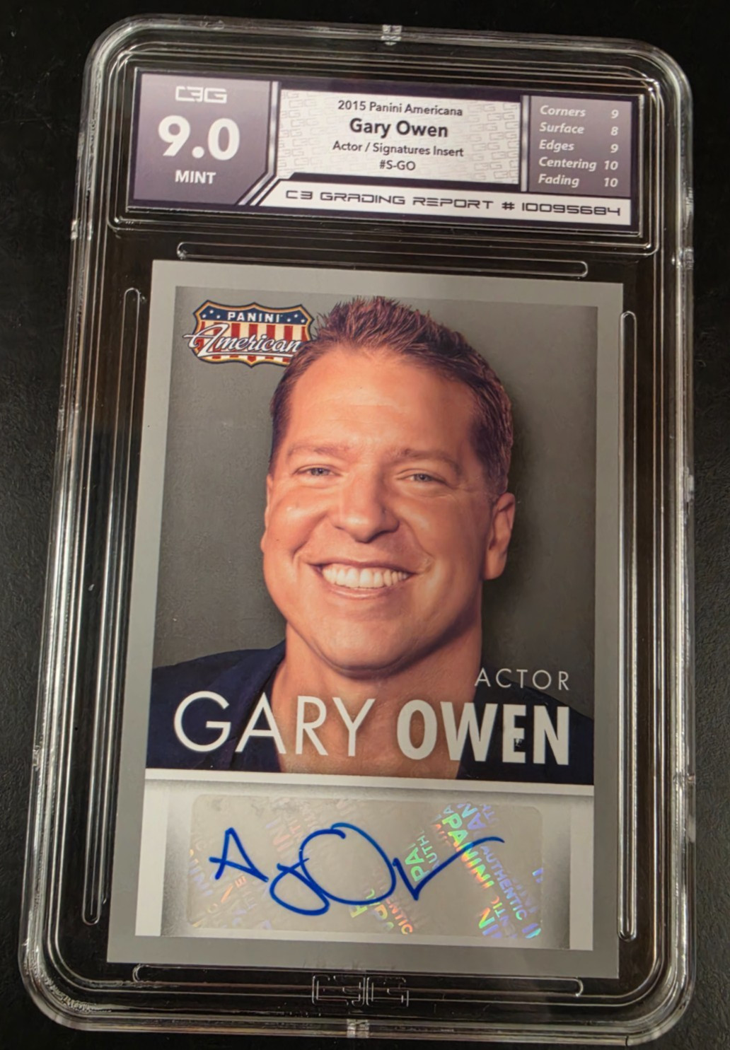 2015 Panini Americana Gary Owen Autograph S-GO C3 9 Mint Comedian