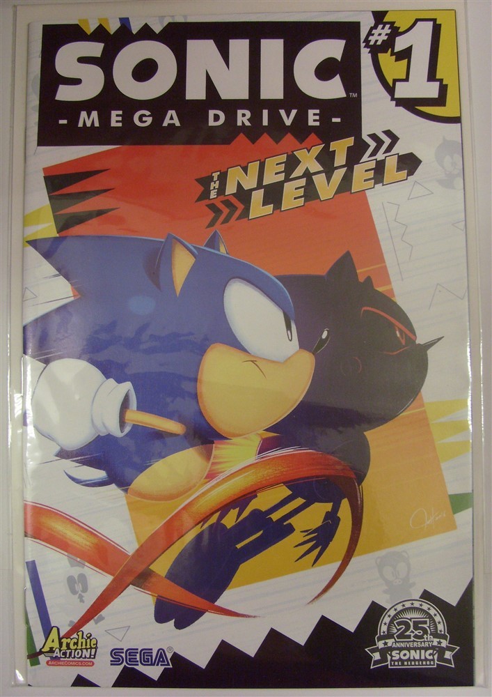 SONIC MEGA DRIVE NEXT LEVEL 1 ARCHIE COMIC HEDGEHOG SEGA GENESIS 2016 NM SONIC MEGA DRIVE NEXT LEVEL 1 ARCHIE COMIC HEDGEHOG SEGA GENESIS 2016 NM