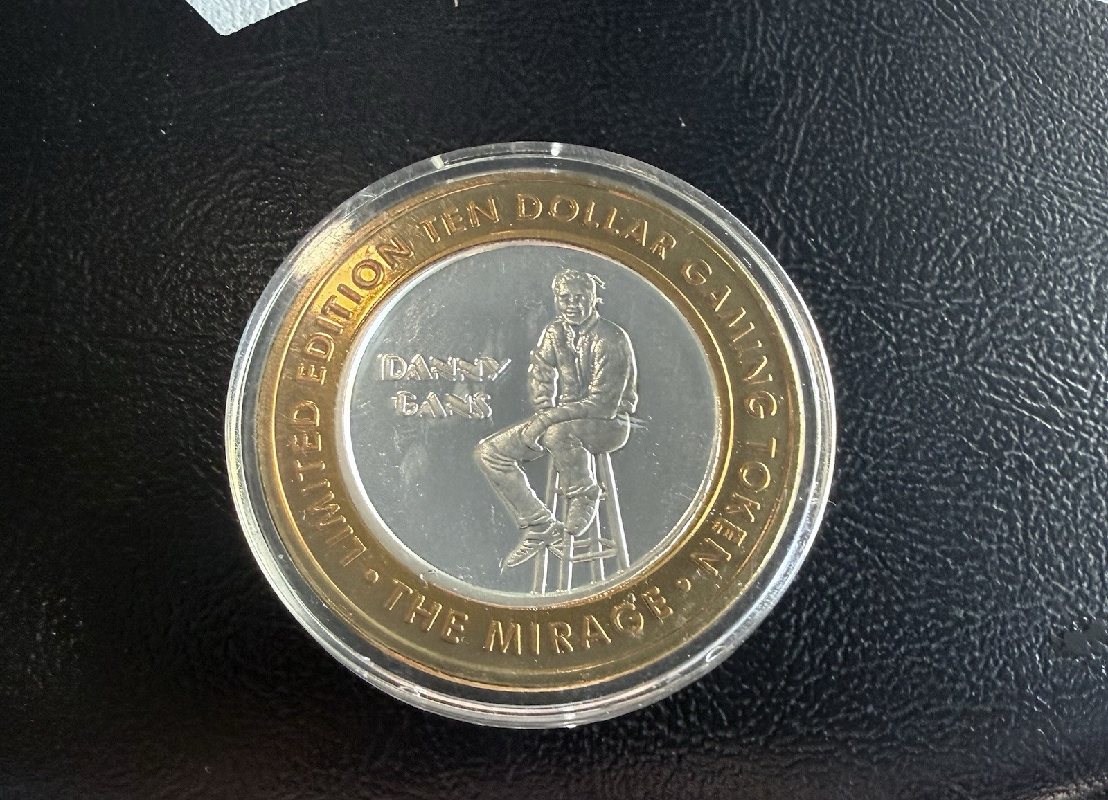 The Mirage Las Vegas Danny Gans $10 Limited Edition Casino Silver Strike Token The Mirage Las Vegas Danny Gans $10 Limited Edition Casino Silver Strike Token