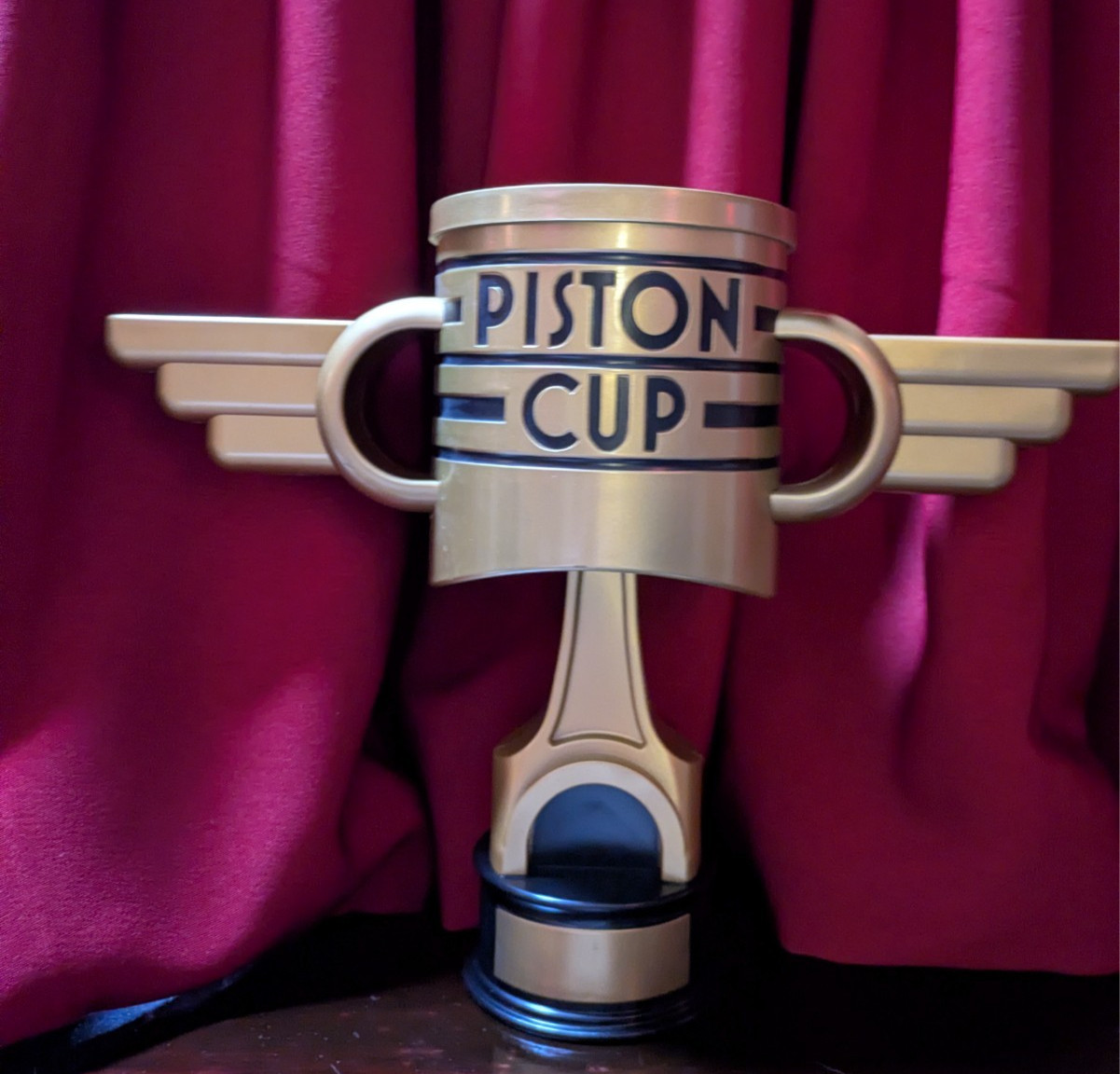 NEW in hand: Cars Piston Cup tumbler drink cup with straw