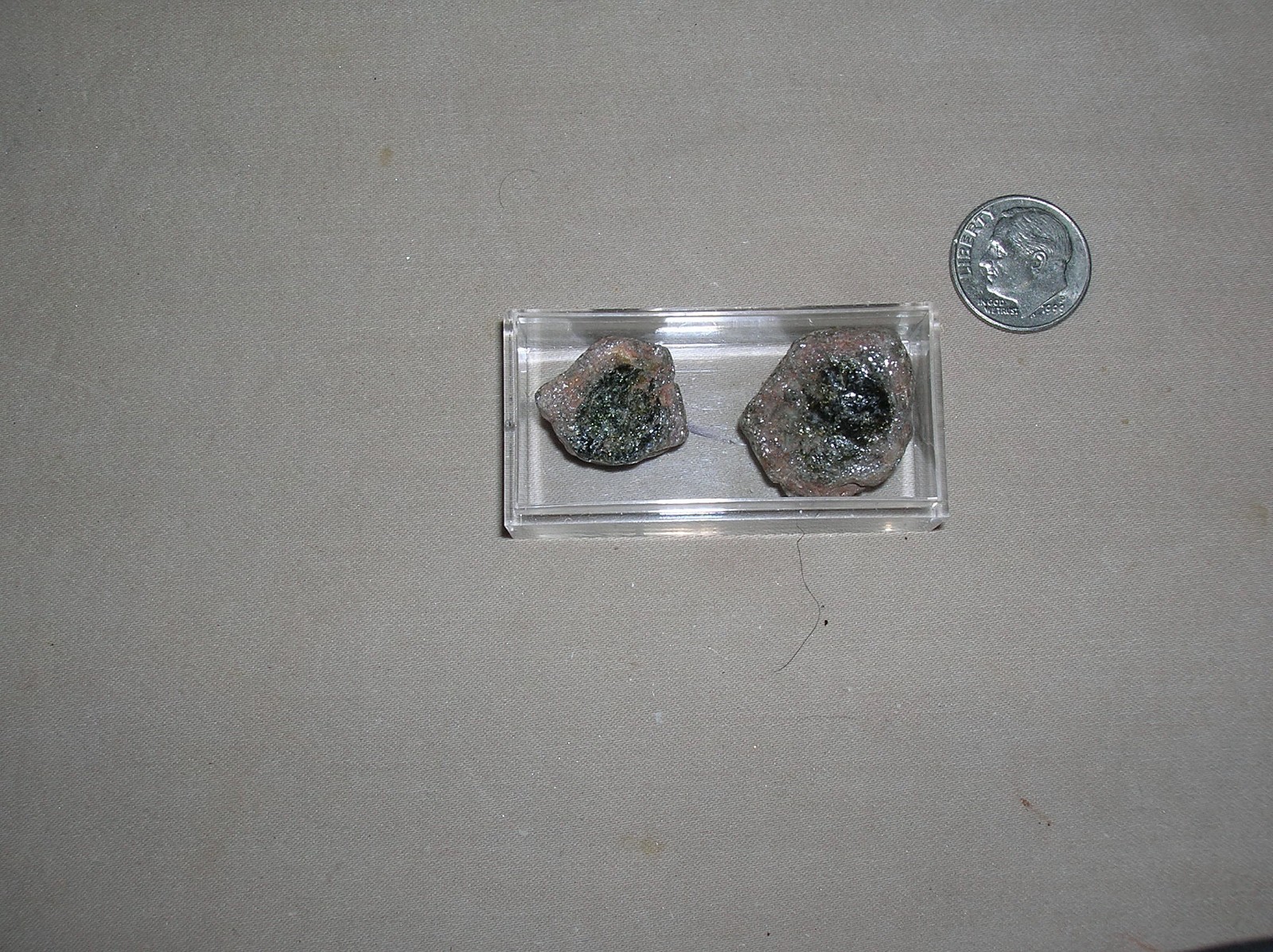 2 Rare reversed Watermelon Tourmalines M7790