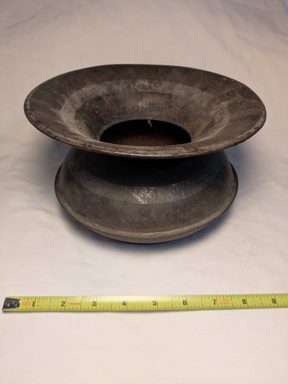 Antique Cowboy Spittoon 