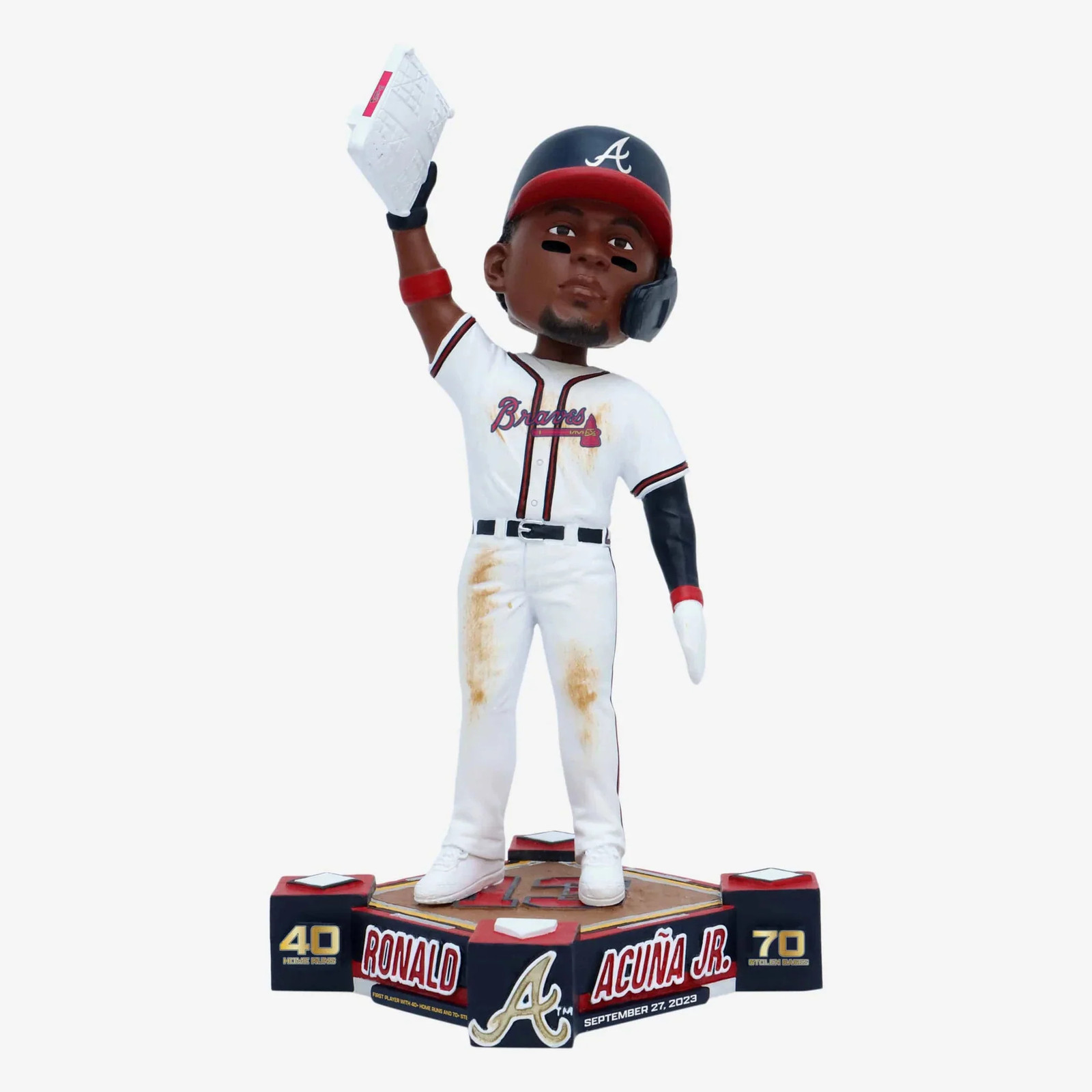 Ronald Acuna Jr. Atlanta Braves 40 Home Runs & 70 Stolen Bases Bobblehead MLB