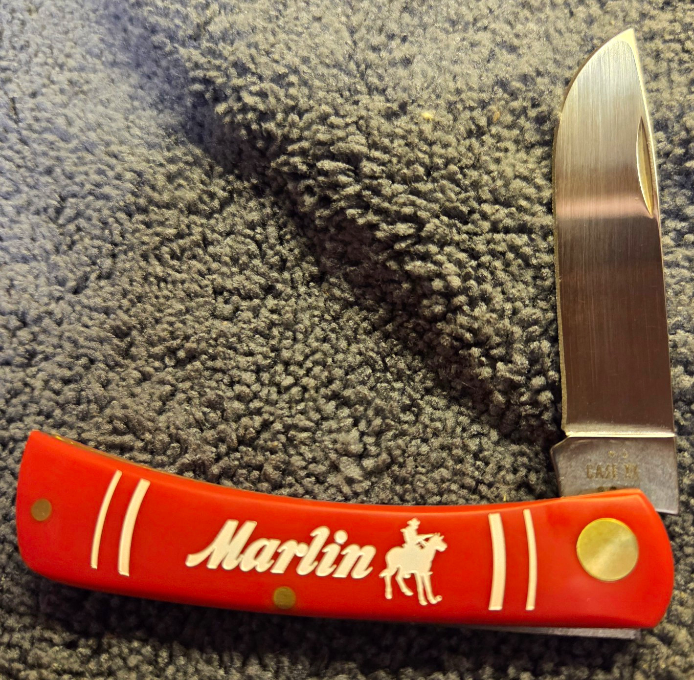 Case XX RUGER MARLIN Red Synthetic Sod Buster Jr Pocket Knife SOLD OUT