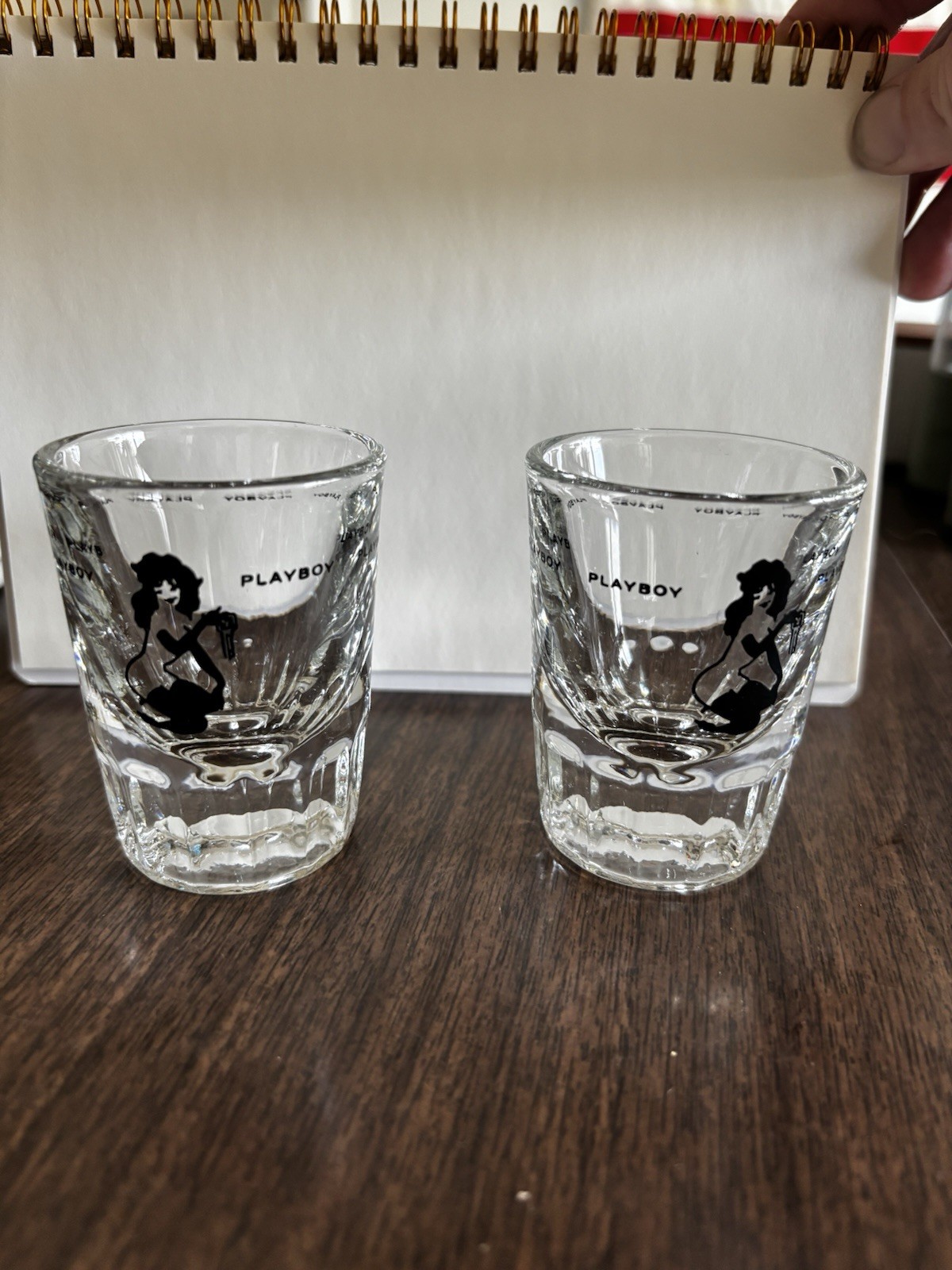 Playboy Shot glasses Vintage  pair