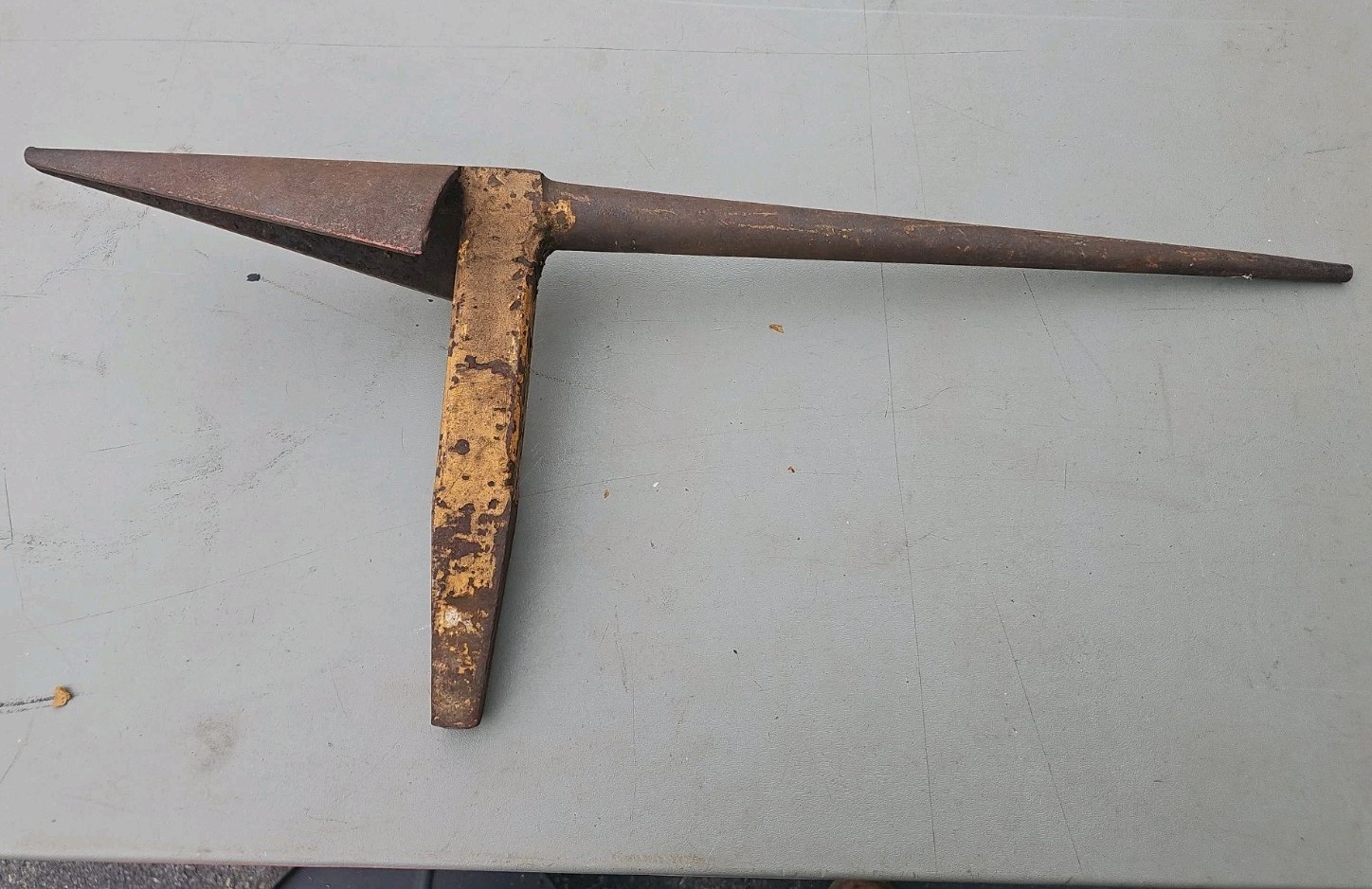 BA1- Antique Blow Horn Stake Anvil Tinsmith Blacksmith 14 lbs