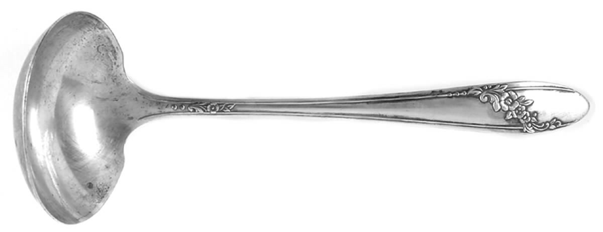 Oneida Silver Queen Bess II  Solid Gravy Ladle 499361