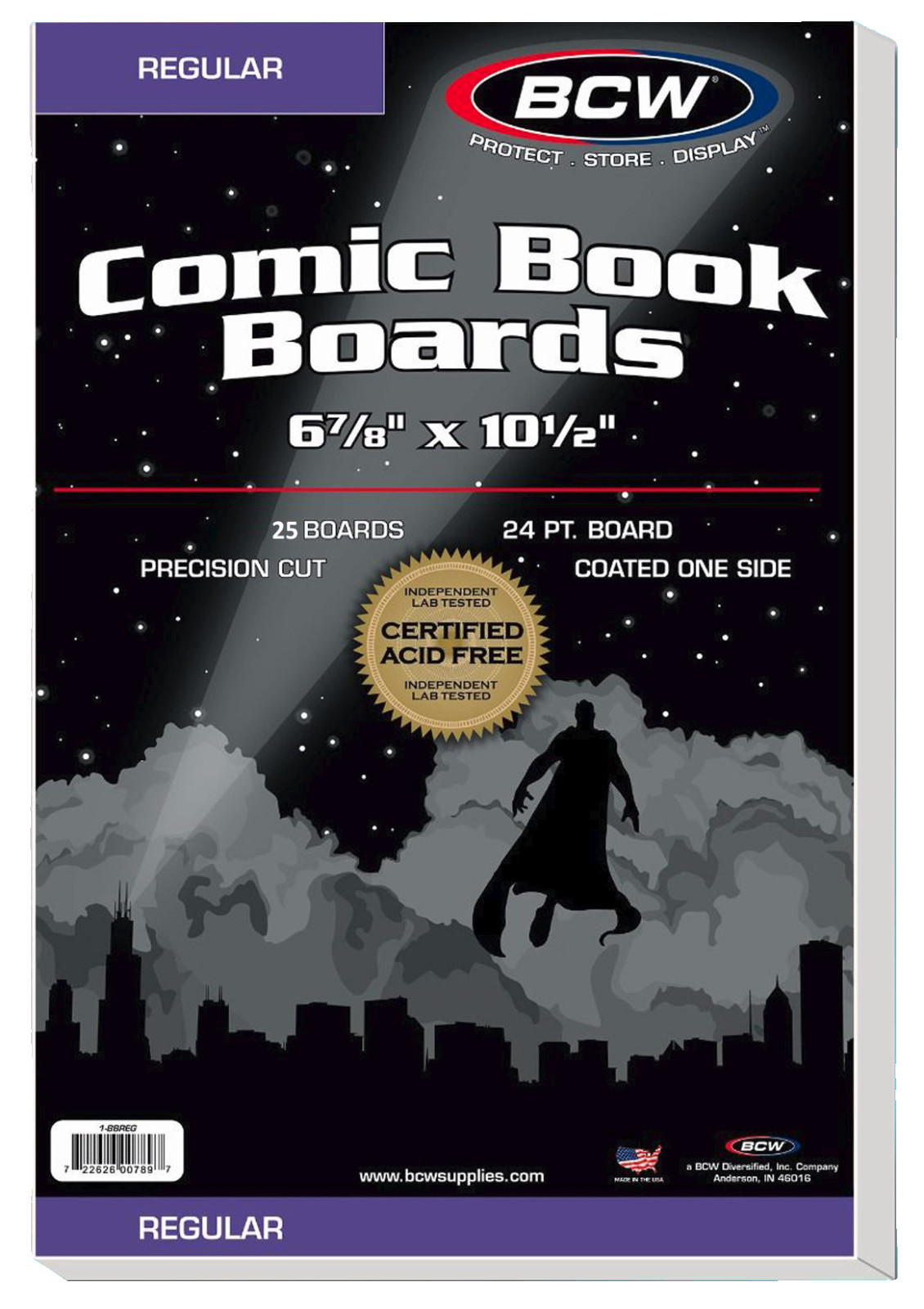 25 BCW Regular Comic Book Backing Boards 6-7/8 x 10-1/2 Storage Protection