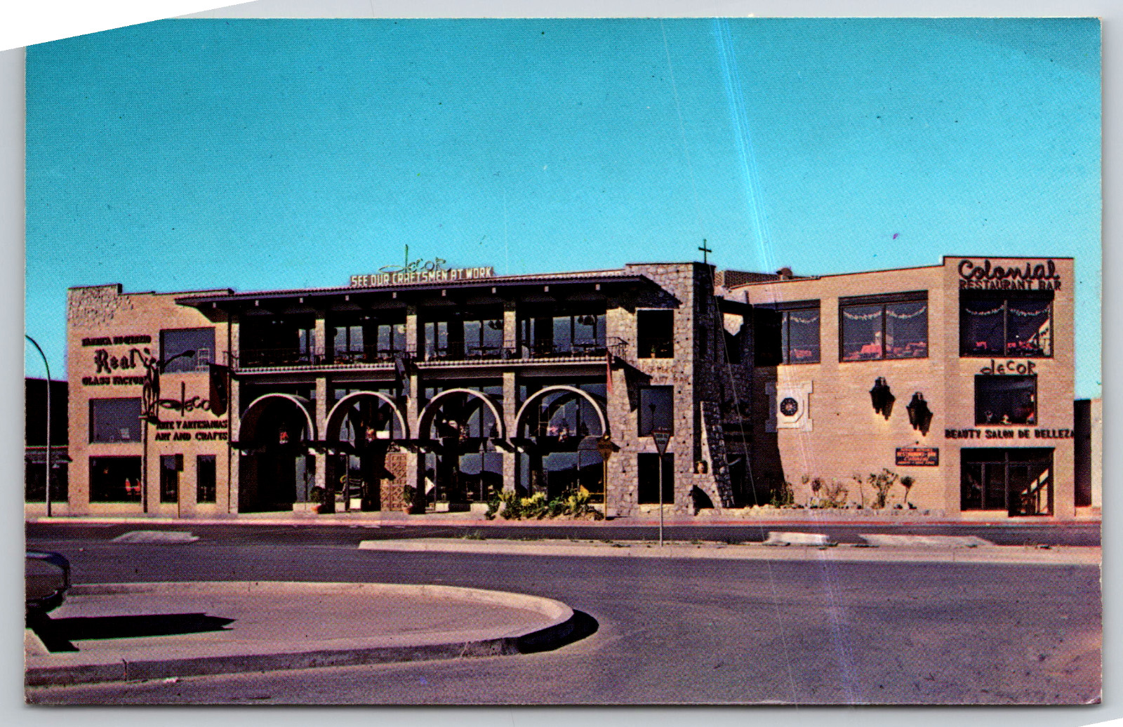 Postcard Juarez Mexico Chihuahua Edificio Decor