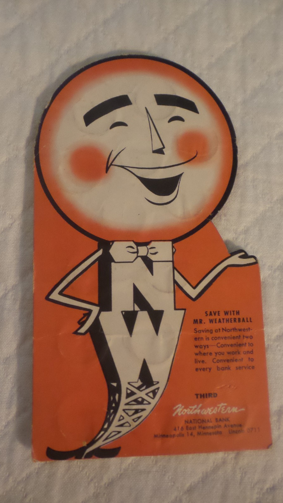 Vintage NORTHWESTERN NATIONAL BANK DIME SAVER, Minnesota