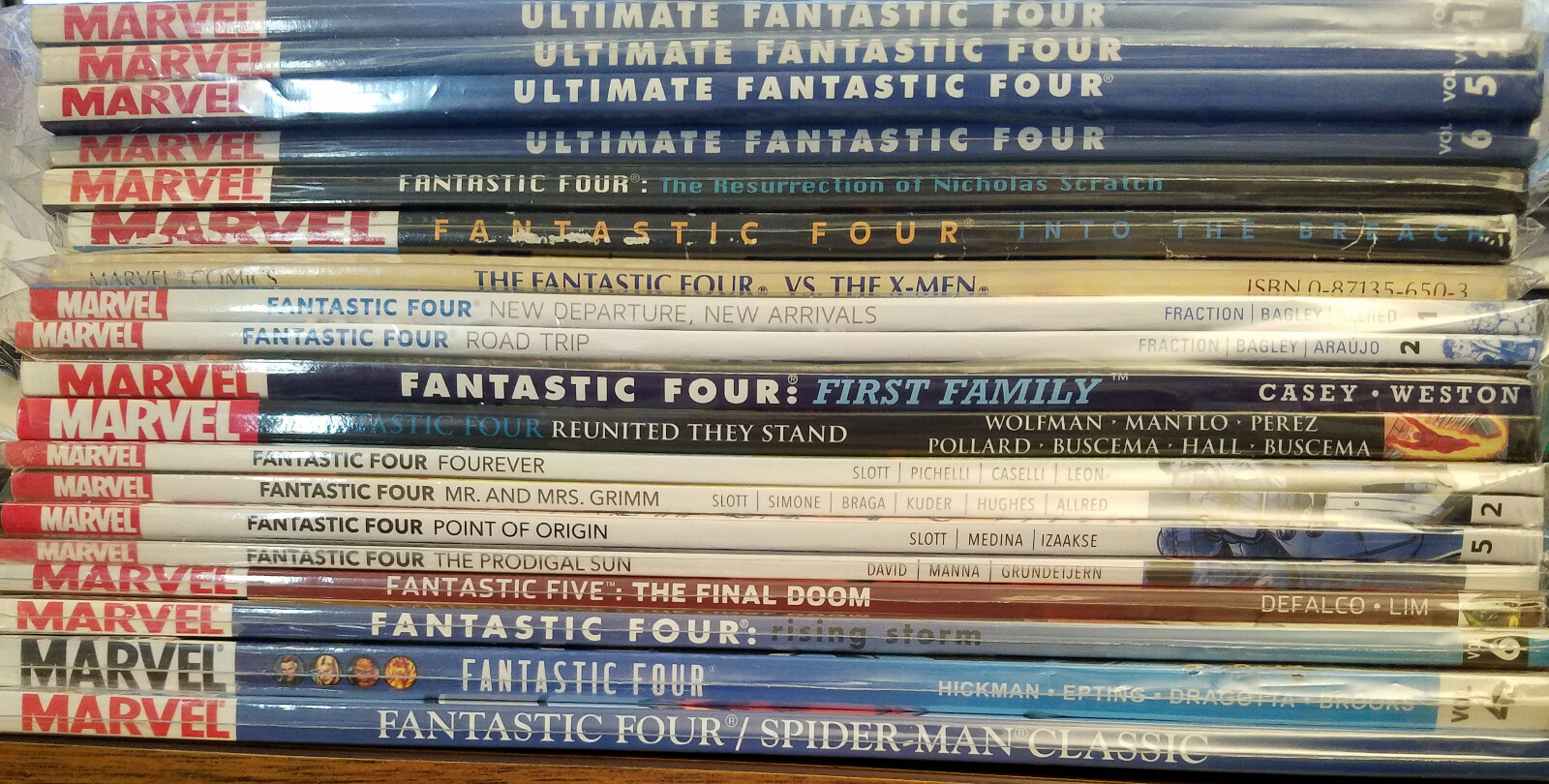 HUGE Fantastic Four FF 20 (twenty) TPB lot $320 cover price Reed Sue Ben Johnny
