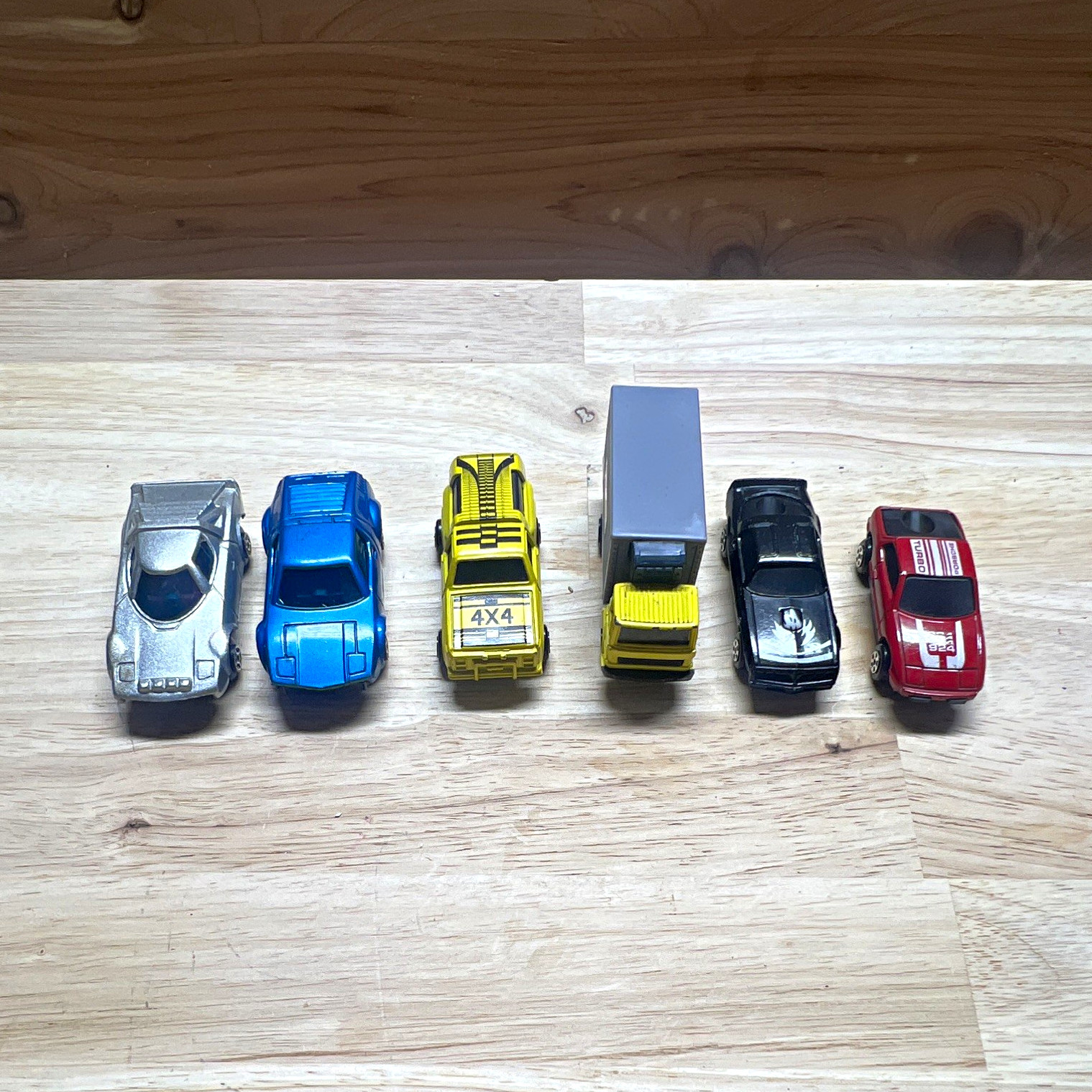 Lot of 6 Diecast Toy Cars Mixed Lot Multicolor pencil sharpeners,
