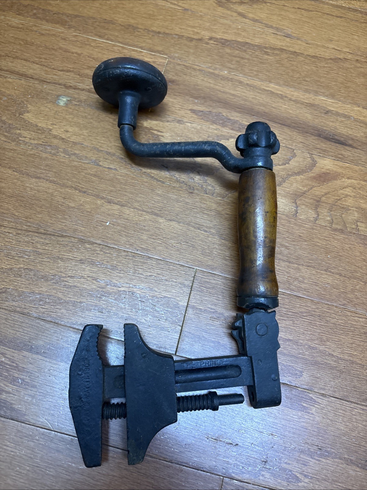 Antique Combination Brace Wrench “The Prince” Pat’d May 11, 1909