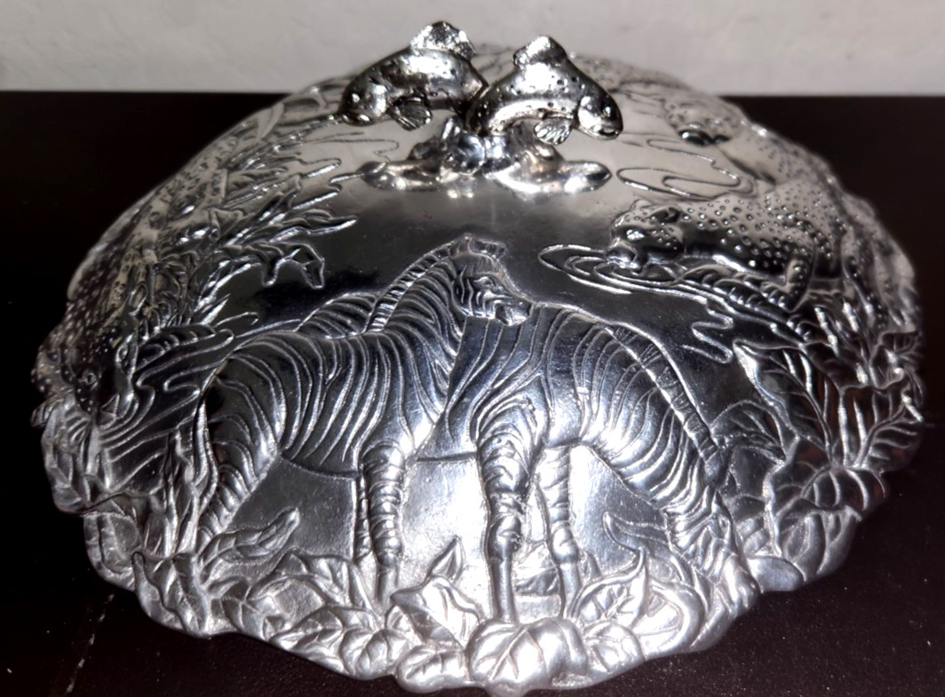 Arthur Court Endangered Animals Domed Fish Lid Only Replacement