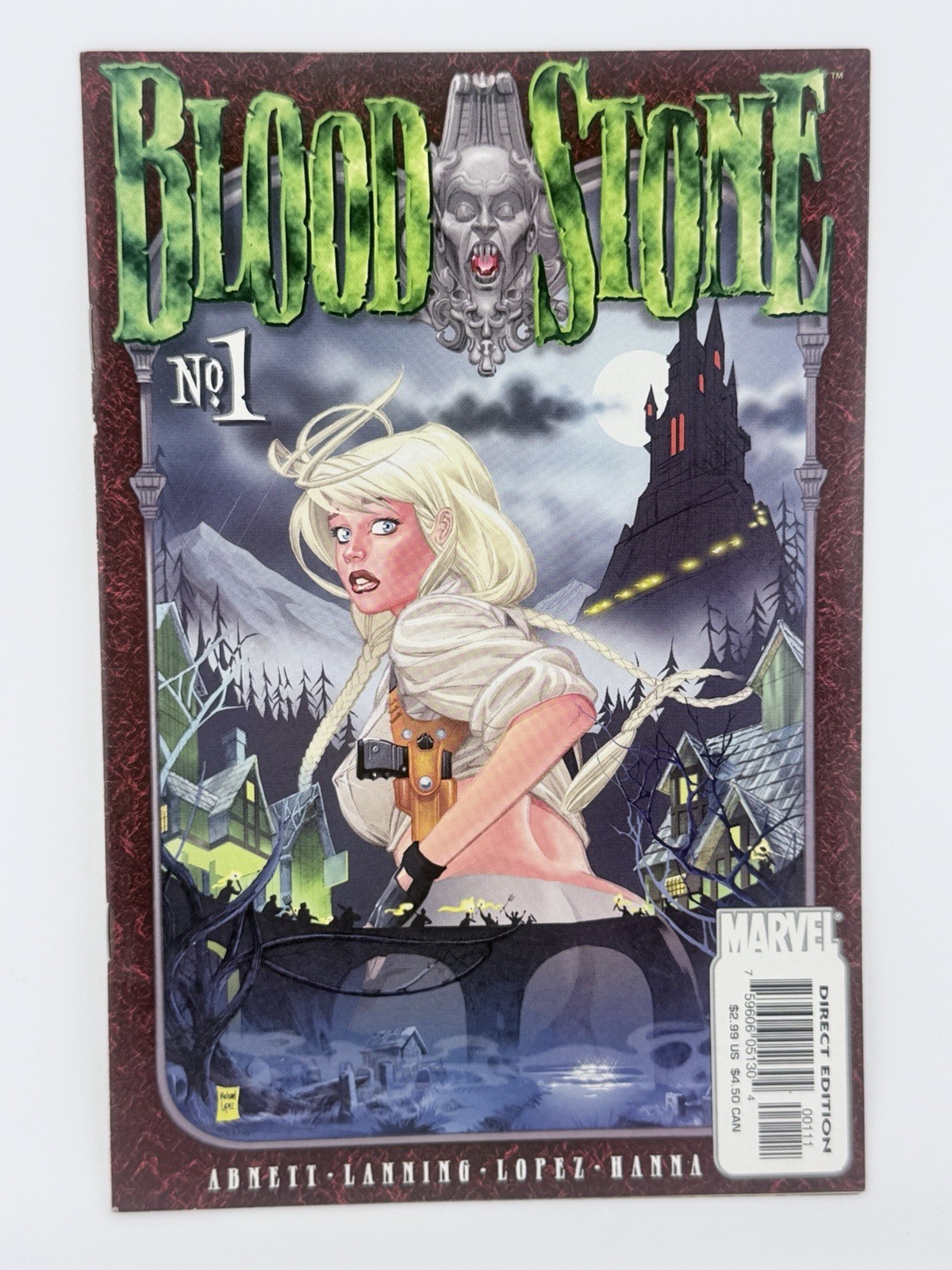 Bloodstone #1 Marvel 2001 1st Appearance Elsa Bloodstone Michael Lopez Key Comic