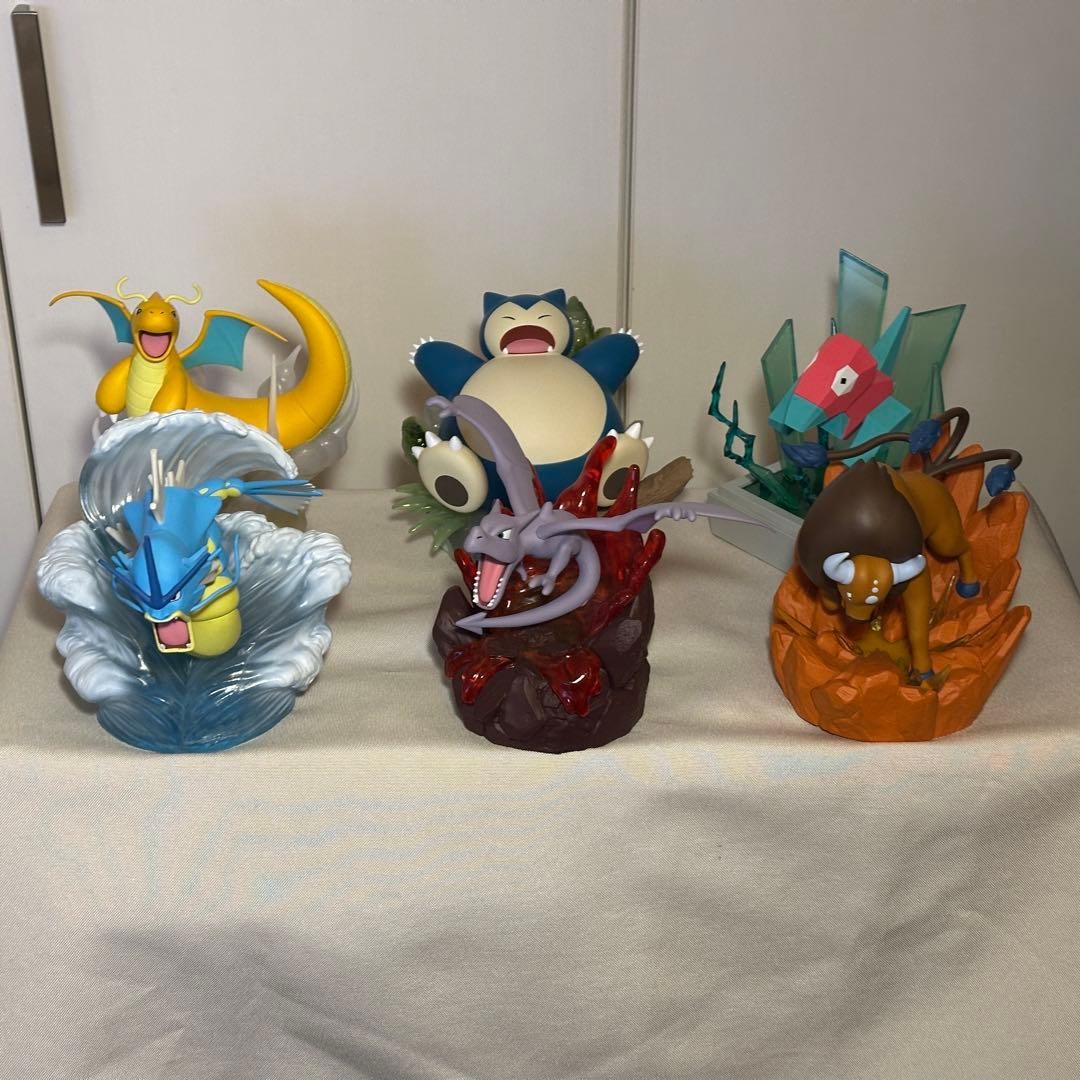 Pokemon Dragonite Snorlax Gyarados Aerodactyl Figure Hyper Beam Light Up Statue Pokemon Dragonite Snorlax Gyarados Aerodactyl Figure Hyper Beam Light Up Statue