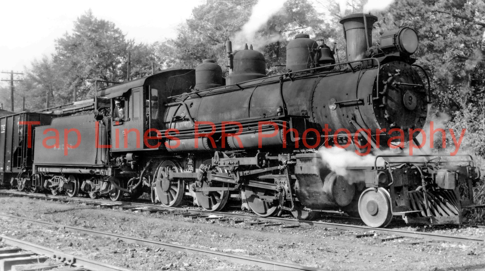 Buffalo Union-Carolina #9 4-6-0  Union SC circa 1935 Baldwin NEW 8x10 PHOTO