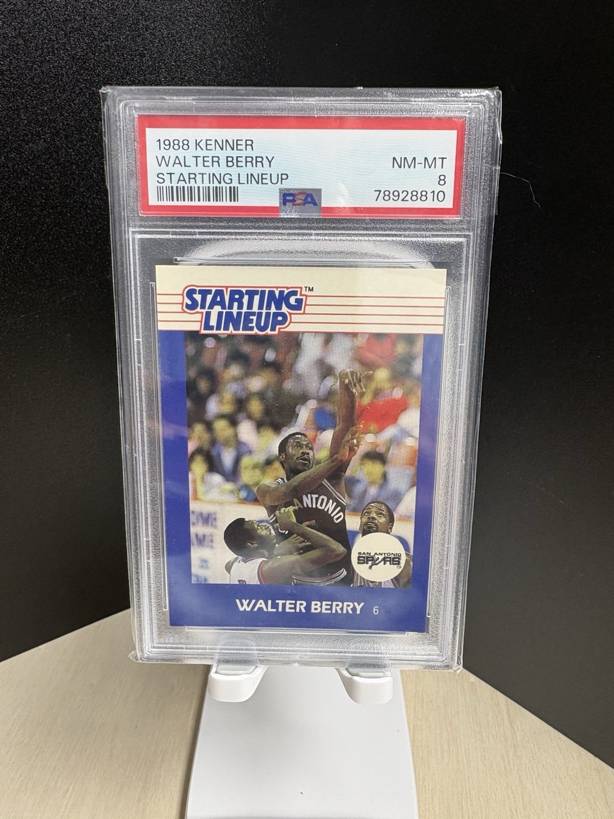 Kenner 1988 Starting Lineup Walter Berry Card PSA 8