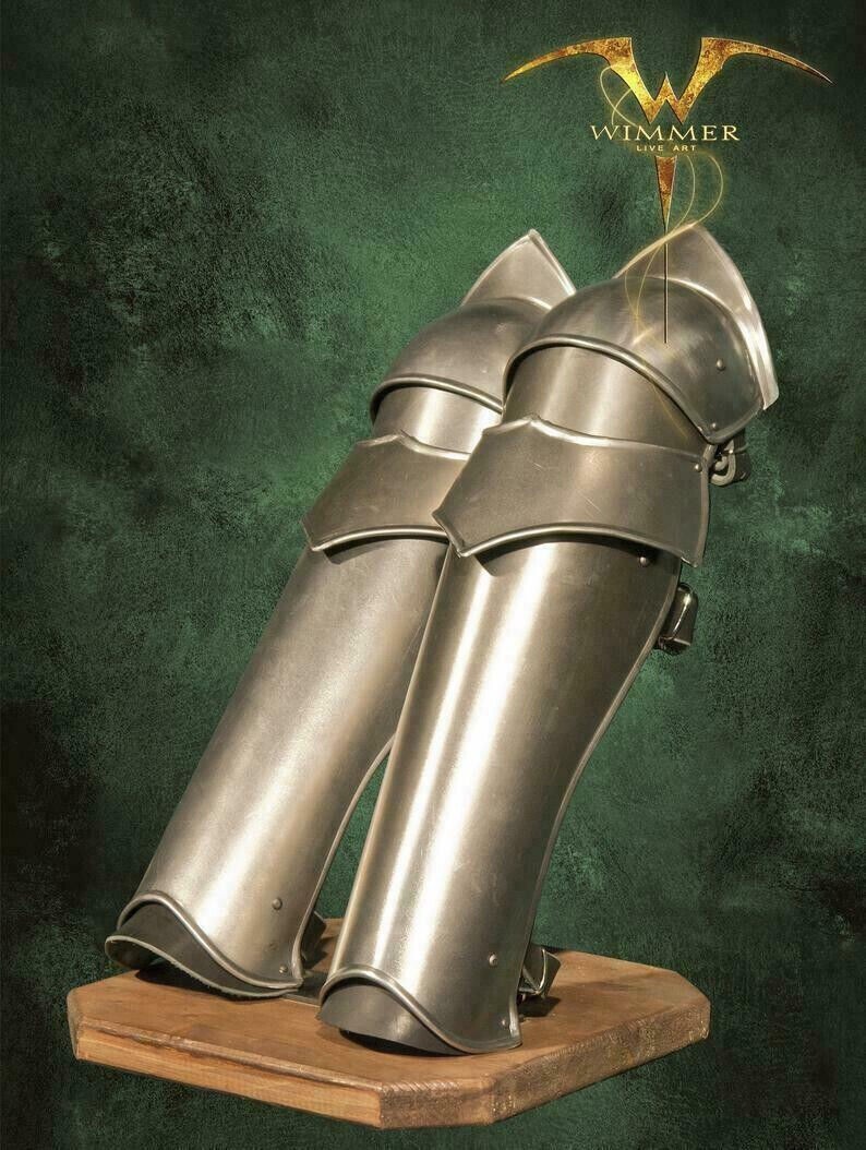 Metal Best Look Armor For Women Leg Rails Greaves Armor