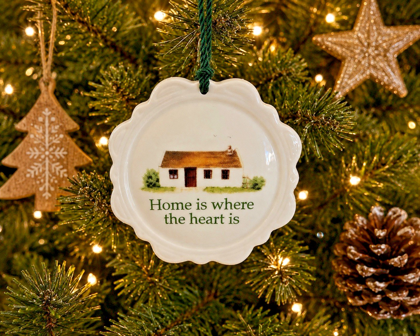 Belleek Donegal Irish Ornament Home is Where the Heart is Belleek Donegal Irish Ornament Home is Where the Heart is