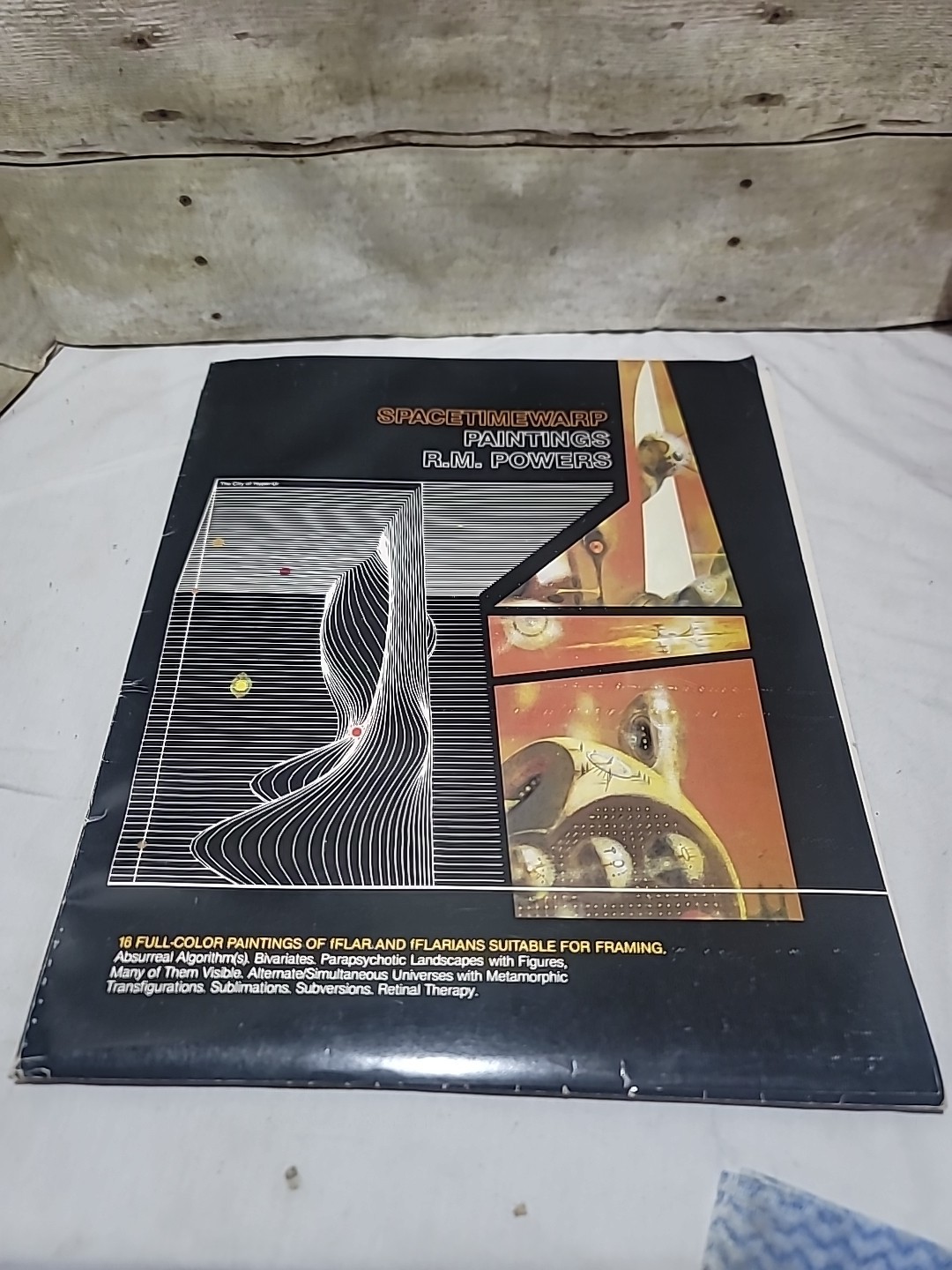 SPACETIMEWARP 1982 RICHARD M POWERS 16 PRINTS VERY FINE b-495