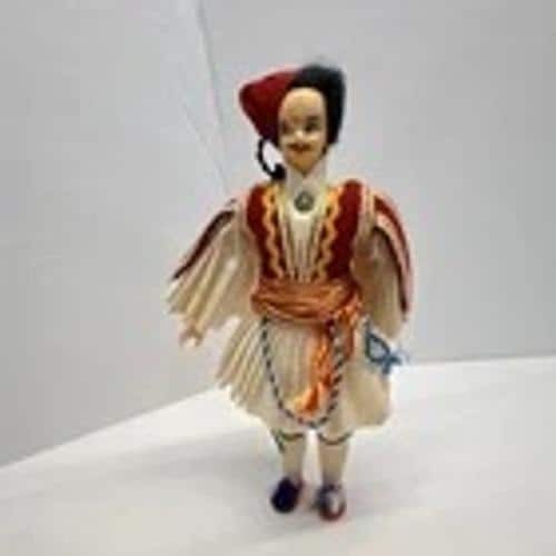 Vintage Greek Soldier Doll