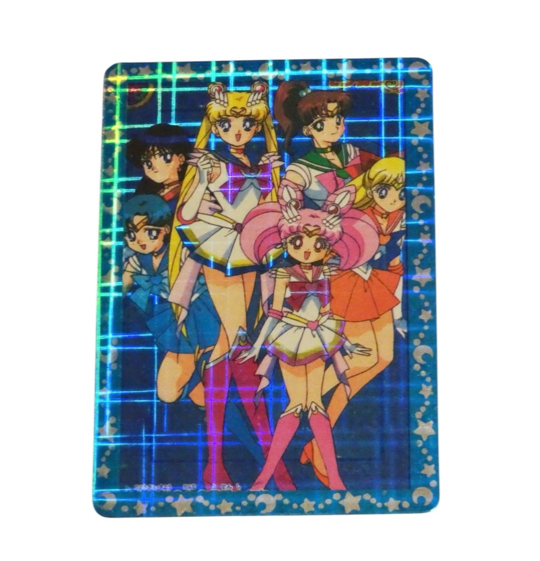 Vintage 90s Super Sailor Moon Taiwan SuperS Chibi Team Senshi Prism Sticker #289