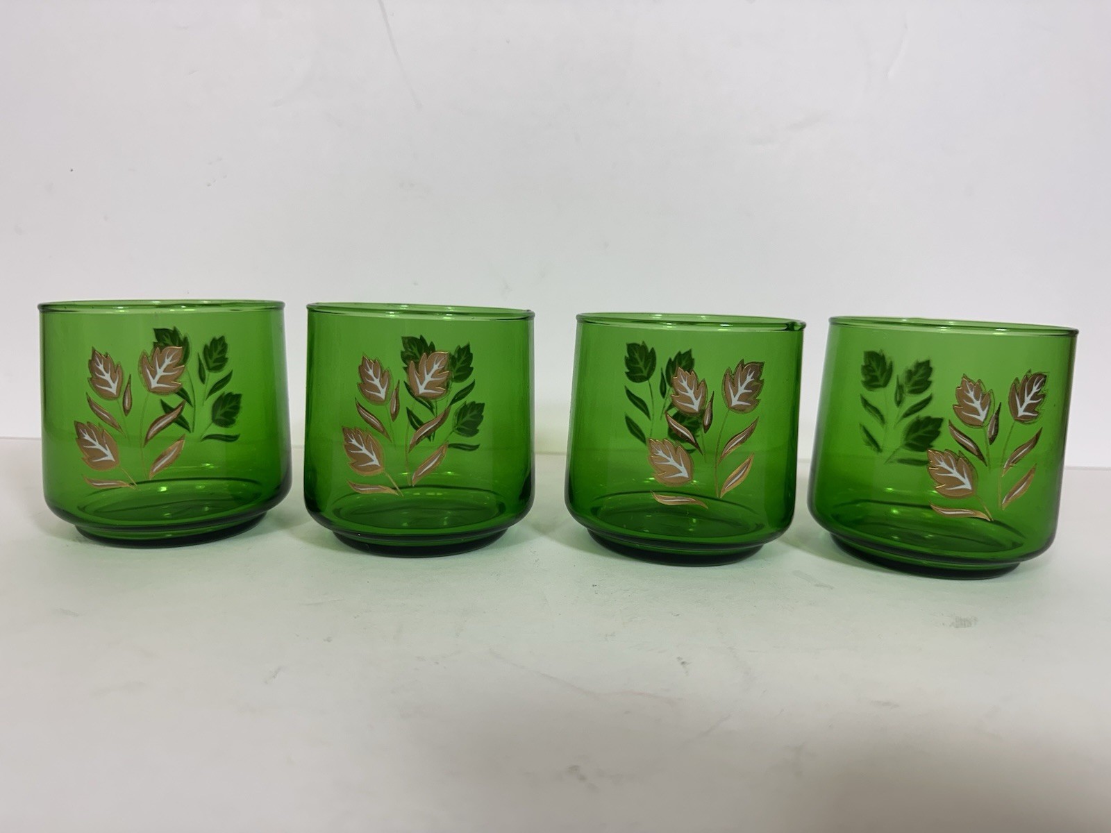 Emerald Green Glasses Lowball/Juice 3\