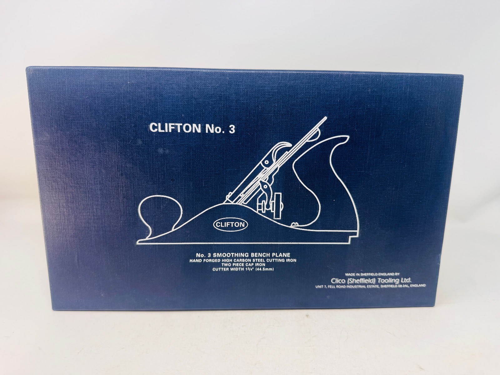 Clifton No. 3 Smoothing Bench Plane Sheffield England Boxed Papers NEW